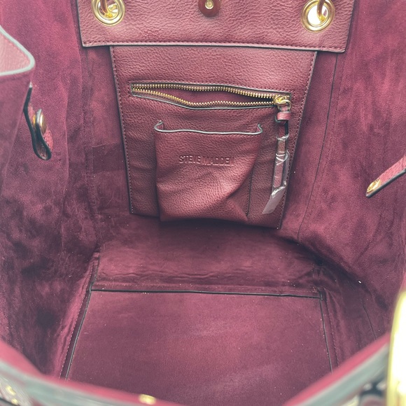 Steve Madden Cranberry Satchel with Extra bag - Picture 5 of 10